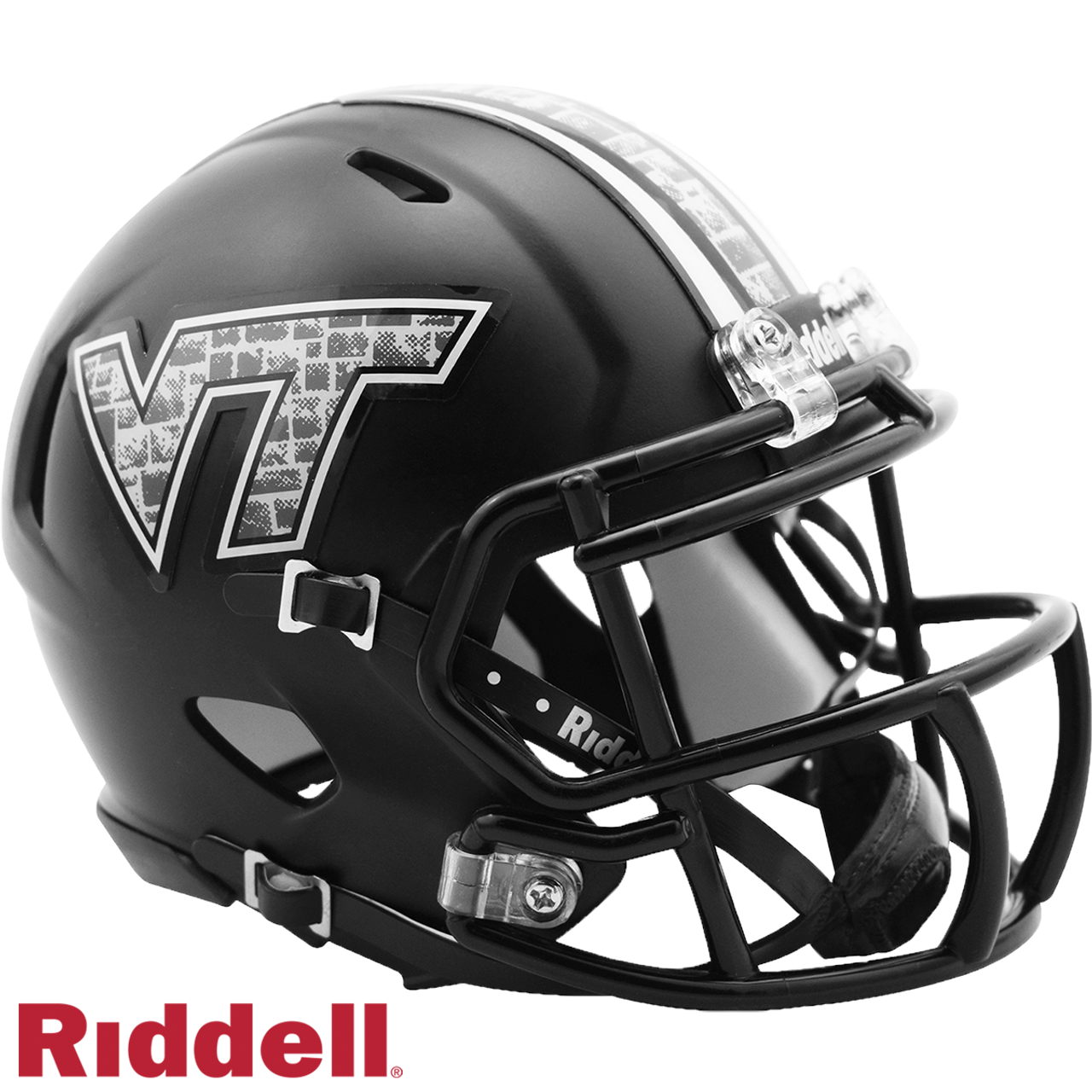 Virginia Tech Hokies Helmet - Riddell Replica Mini - Speed Style - Matte Black - Special Order - Sports Collectibles, Sports Memorabilia, Sports Fan Shop, Sports Gifts