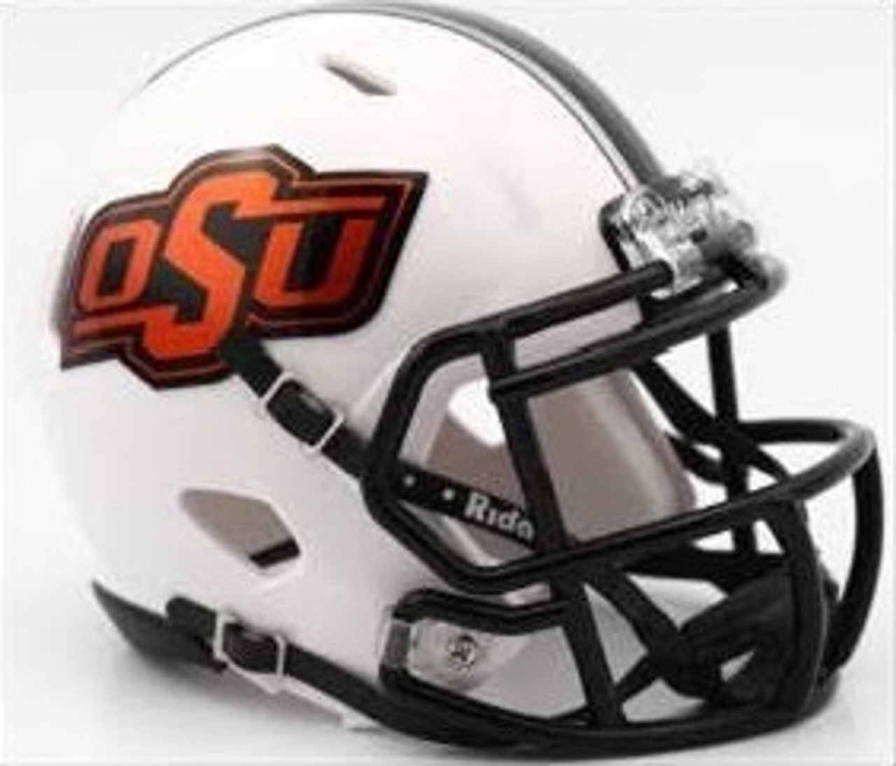 Oklahoma State Cowboys Helmet Riddell Replica Mini Speed Style 2016 White - Sports Collectibles, Sports Memorabilia, Sports Fan Shop, Sports Gifts