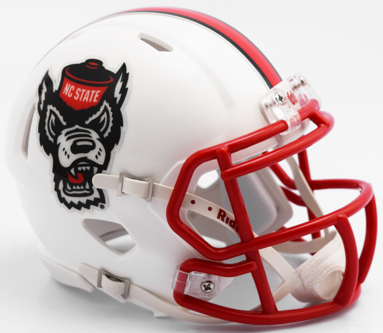 North Carolina State Wolfpack Helmet Riddell Replica Mini Speed Style Tuffy Design - Special Order - Sports Collectibles, Sports Memorabilia, Sports Fan Shop, Sports Gifts