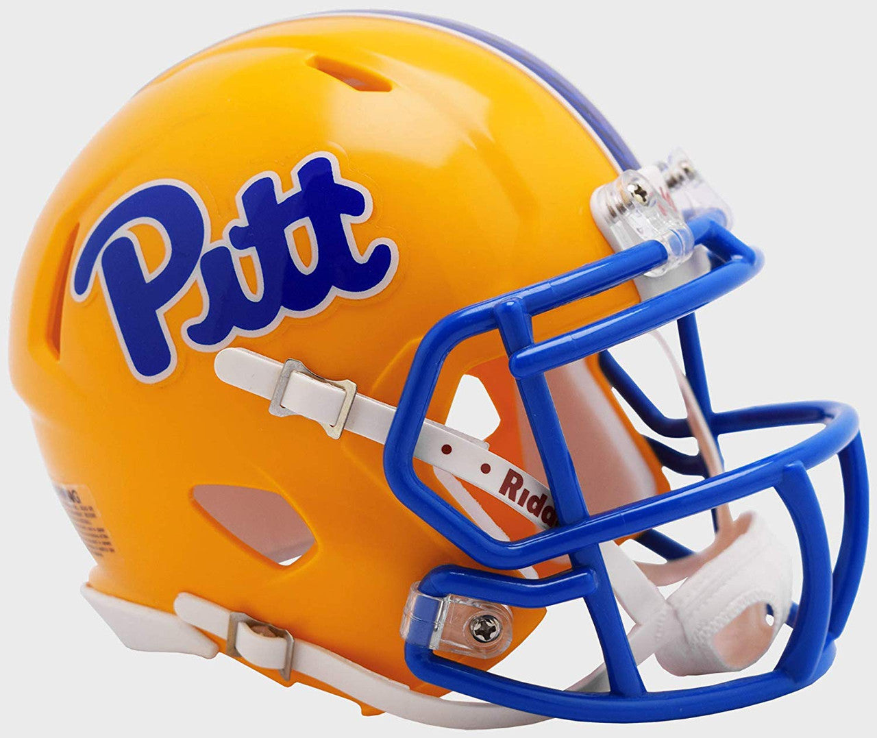 Pittsburgh Panthers Helmet Riddell Replica Mini Speed Style Gold - Sports Collectibles, Sports Memorabilia, Sports Fan Shop, Sports Gifts