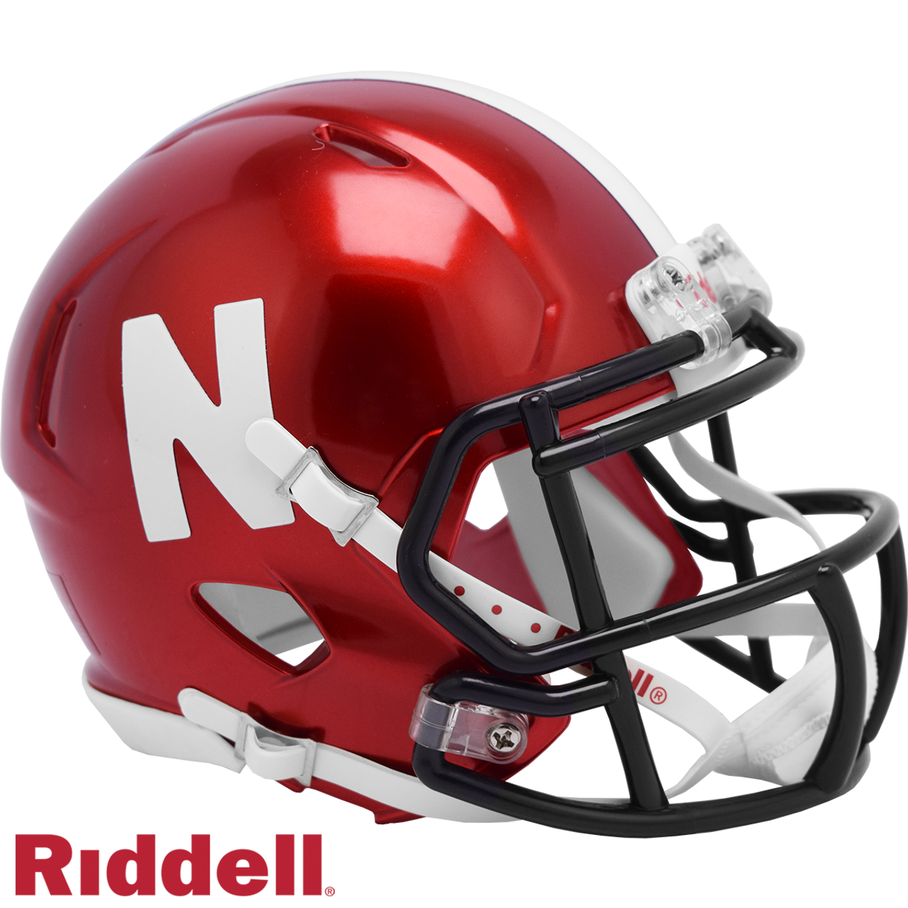 Nebraska Cornhuskers Helmet Riddell Replica Mini Speed Style FLASH Alternate - Sports Collectibles, Sports Memorabilia, Sports Fan Shop, Sports Gifts