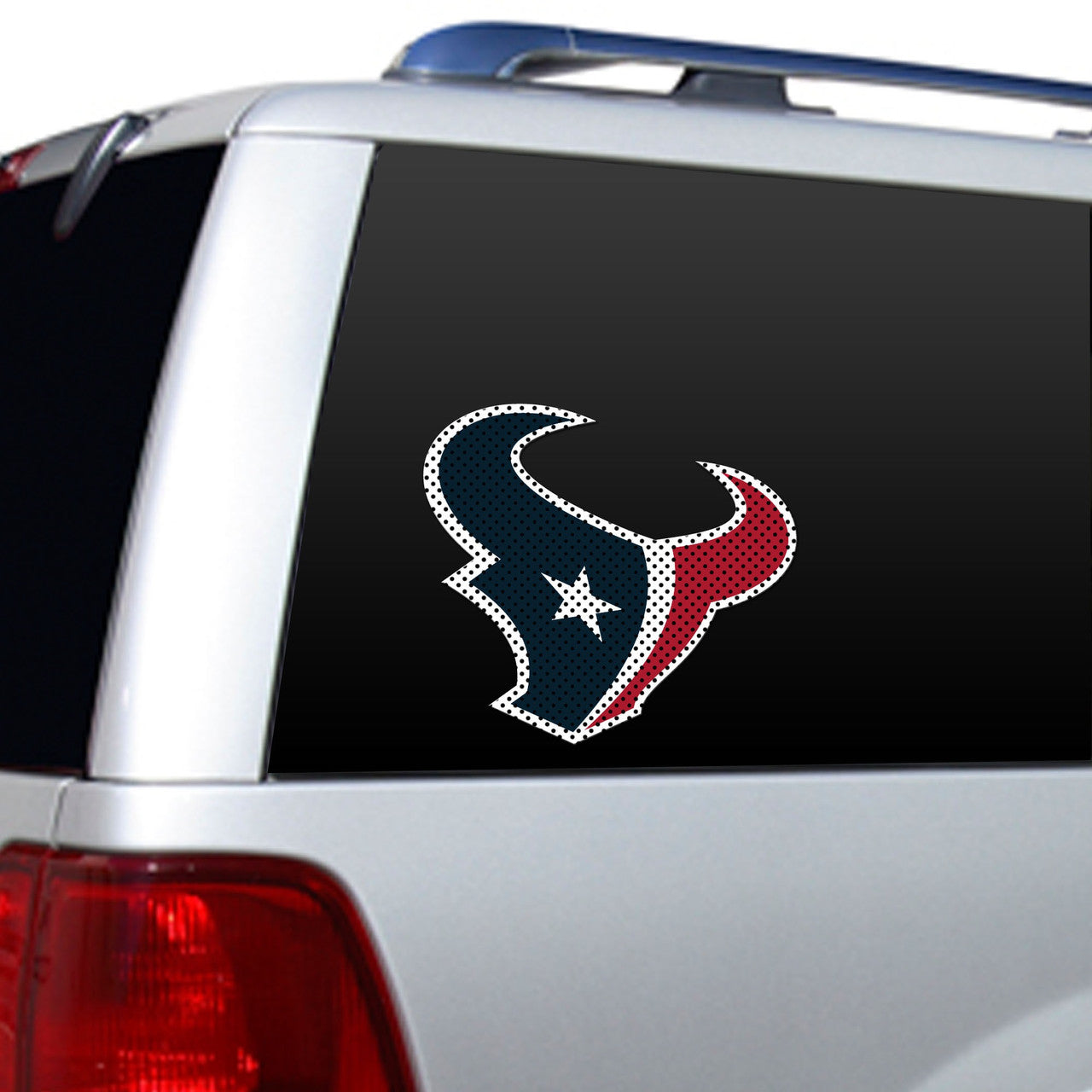 Houston Texans Window Film 12 Inch Die Cut CO - Sports Collectibles, Sports Memorabilia, Sports Fan Shop, Sports Gifts