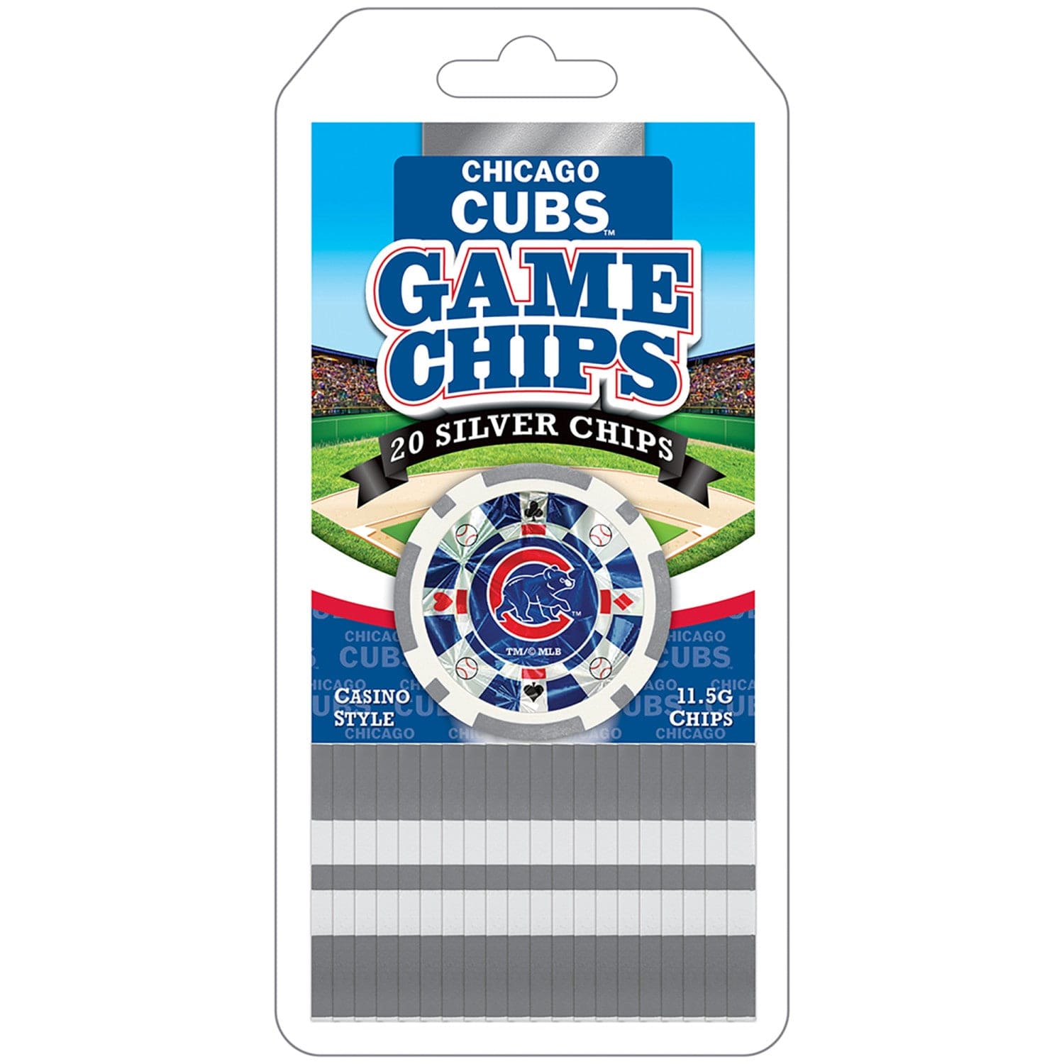 Chicago Cubs 20-Piece Poker Chip Set - Sports Gifts, Sports Memorabilia, Sports Collectibles, Fan Shop