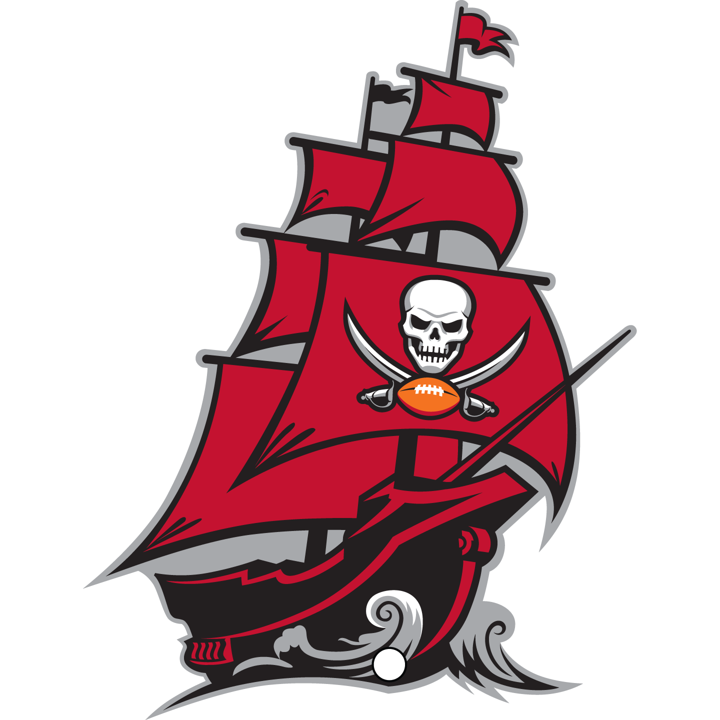Tampa Bay Buccaneers - Pirate Ship Steel Super Magnet