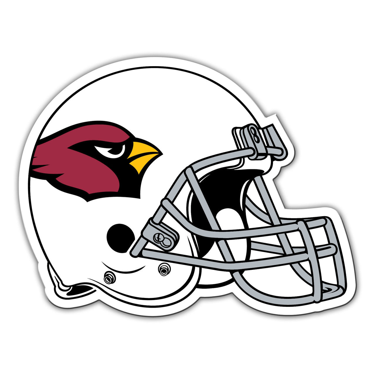 Arizona Cardinals Magnet Car Style 12 Inch Helmet Design CO - Sports Collectibles, Sports Memorabilia, Sports Fan Shop, Sports Gifts