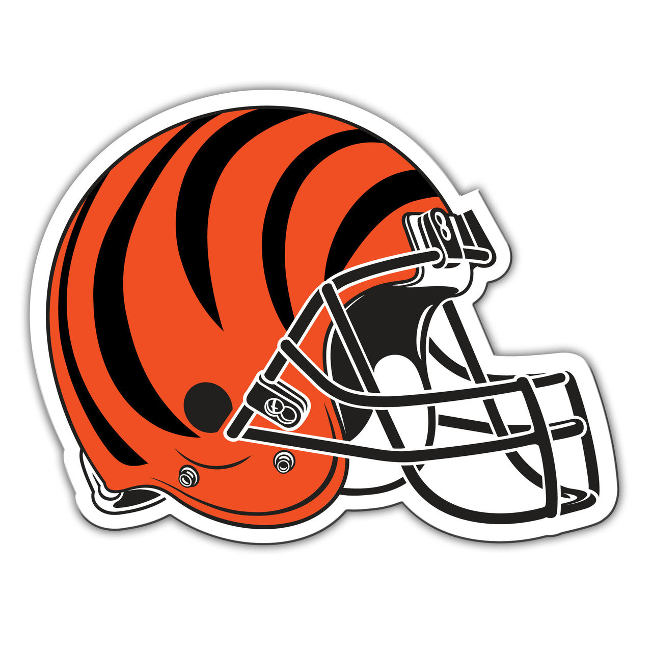 Cincinnati Bengals Magnet Car Style 8 Inch Helmet Design CO - Sports Collectibles, Sports Memorabilia, Sports Fan Shop, Sports Gifts