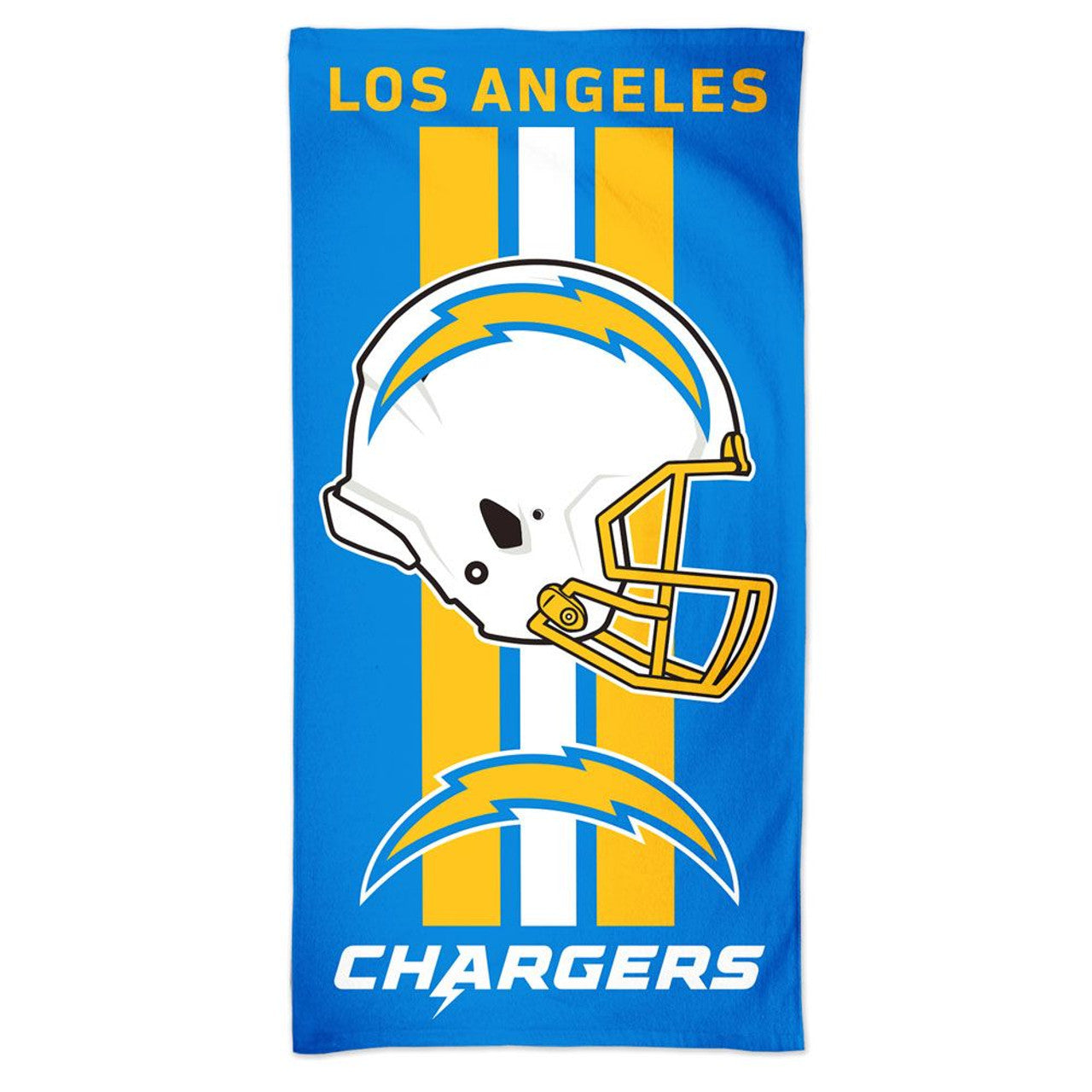 Los Angeles Chargers Towel 30x60 Beach Style - Sports Collectibles, Sports Memorabilia, Sports Fan Shop, Sports Gifts