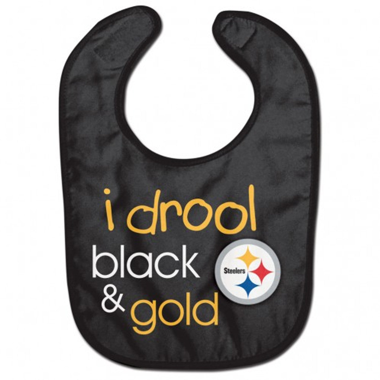 Pittsburgh Steelers Baby Bib All Pro Style I Drool Design - Sports Collectibles, Sports Memorabilia, Sports Fan Shop, Sports Gifts