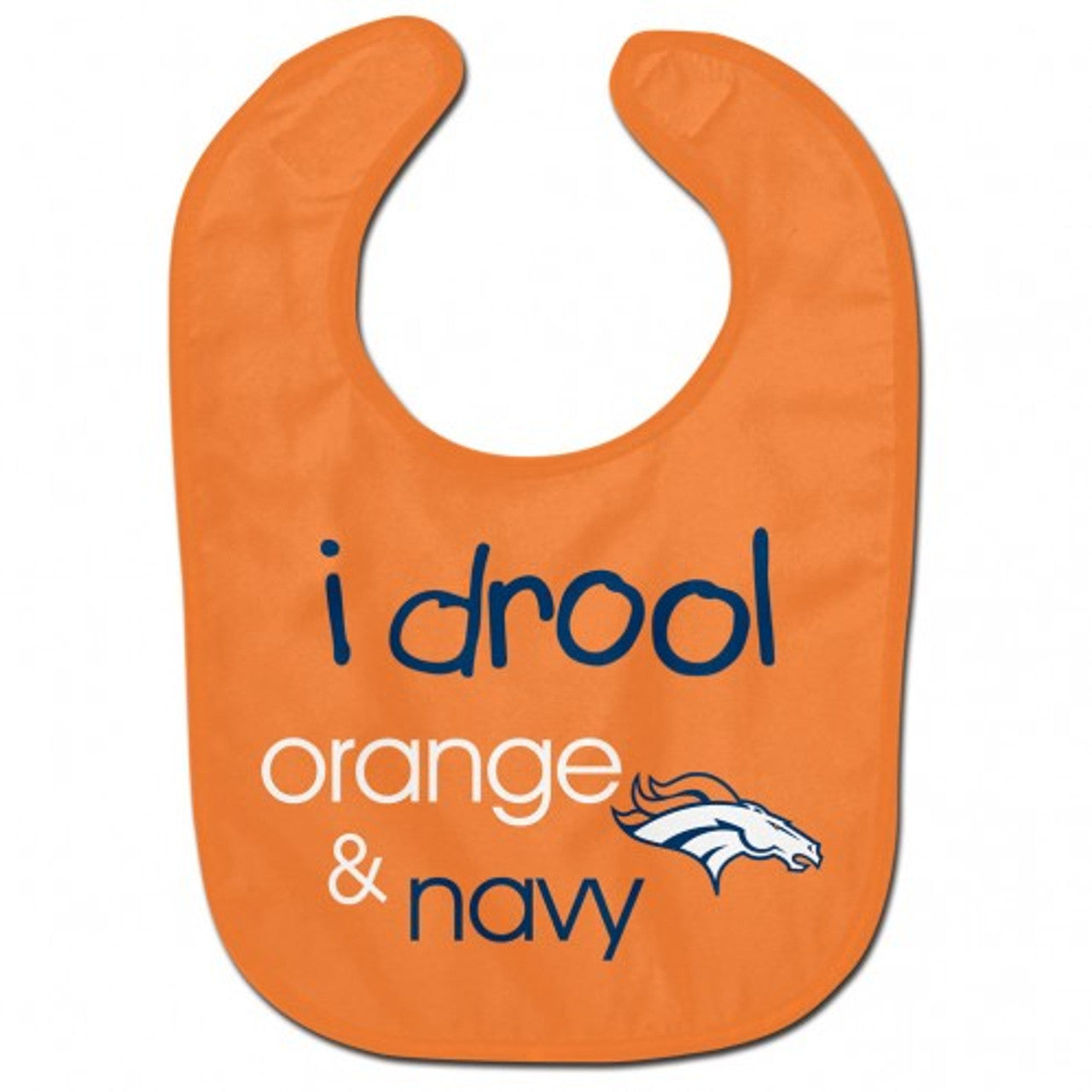 Denver Broncos Baby Bib All Pro Style I Drool Design - Sports Collectibles, Sports Memorabilia, Sports Fan Shop, Sports Gifts