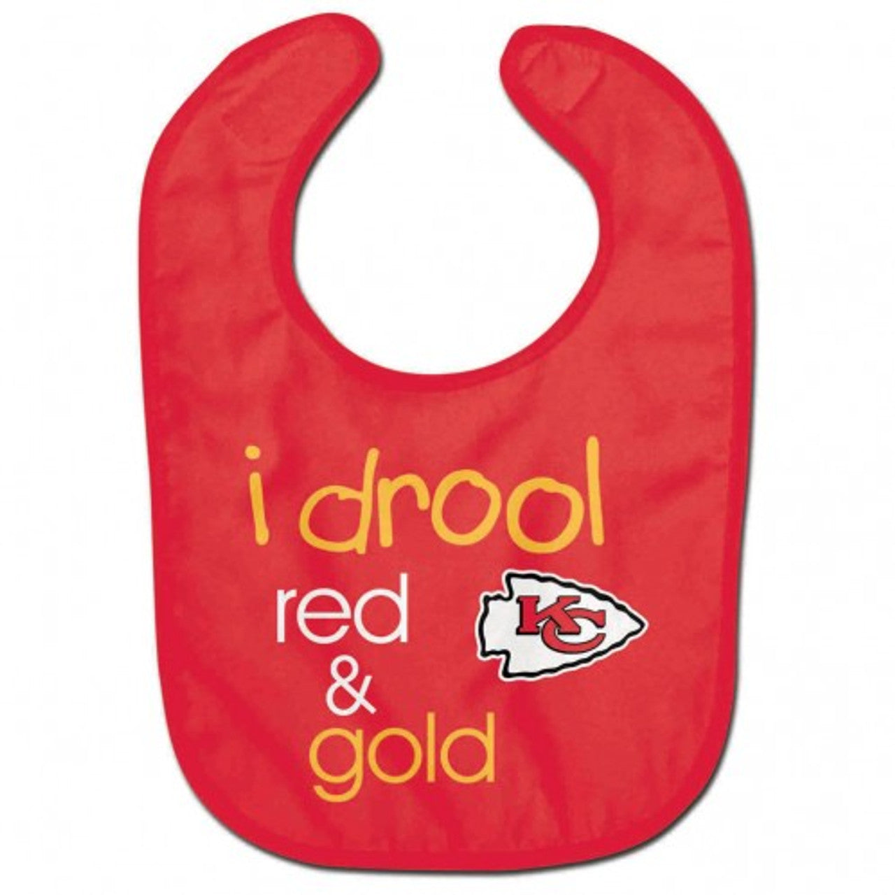 Kansas City Chiefs Baby Bib All Pro Style I Drool Design - Sports Collectibles, Sports Memorabilia, Sports Fan Shop, Sports Gifts