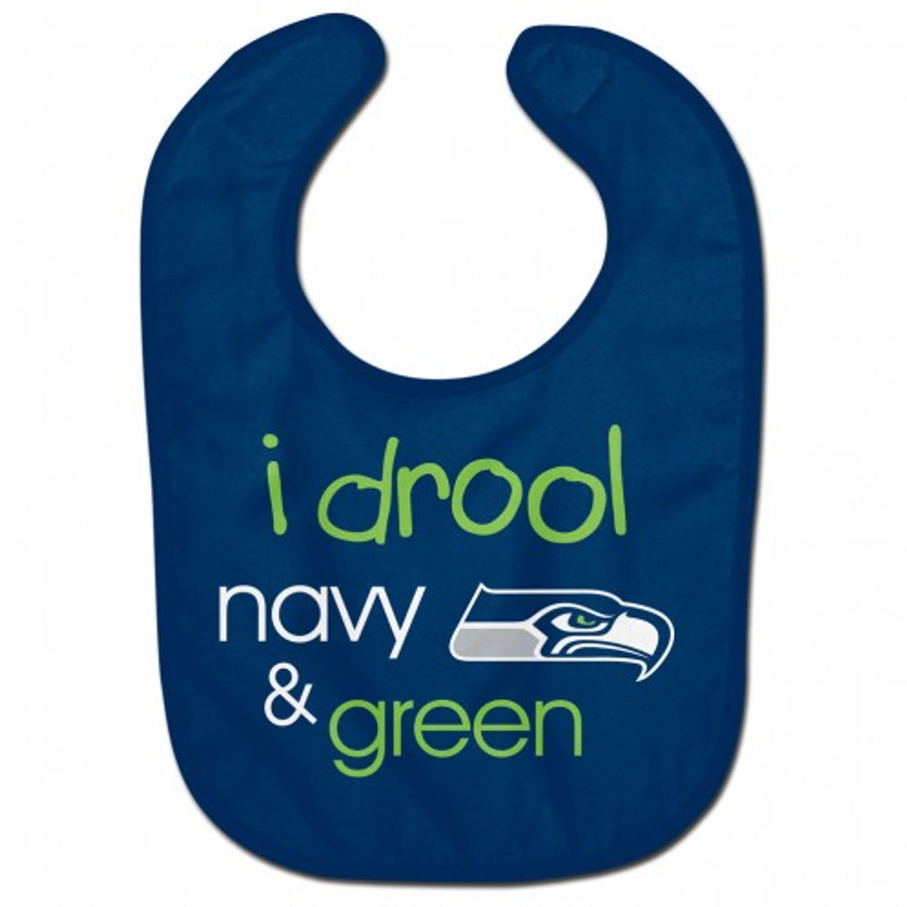 Seattle Seahawks Baby Bib All Pro Style I Drool Design - Sports Collectibles, Sports Memorabilia, Sports Fan Shop, Sports Gifts