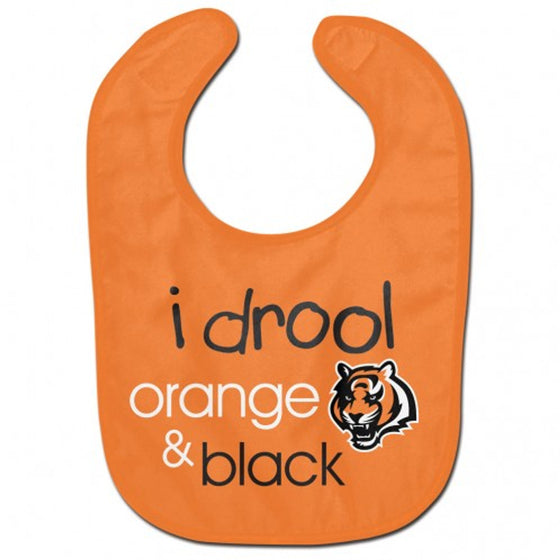 Cincinnati Bengals Baby Bib All Pro Style I Drool Design - Sports Collectibles, Sports Memorabilia, Sports Fan Shop, Sports Gifts