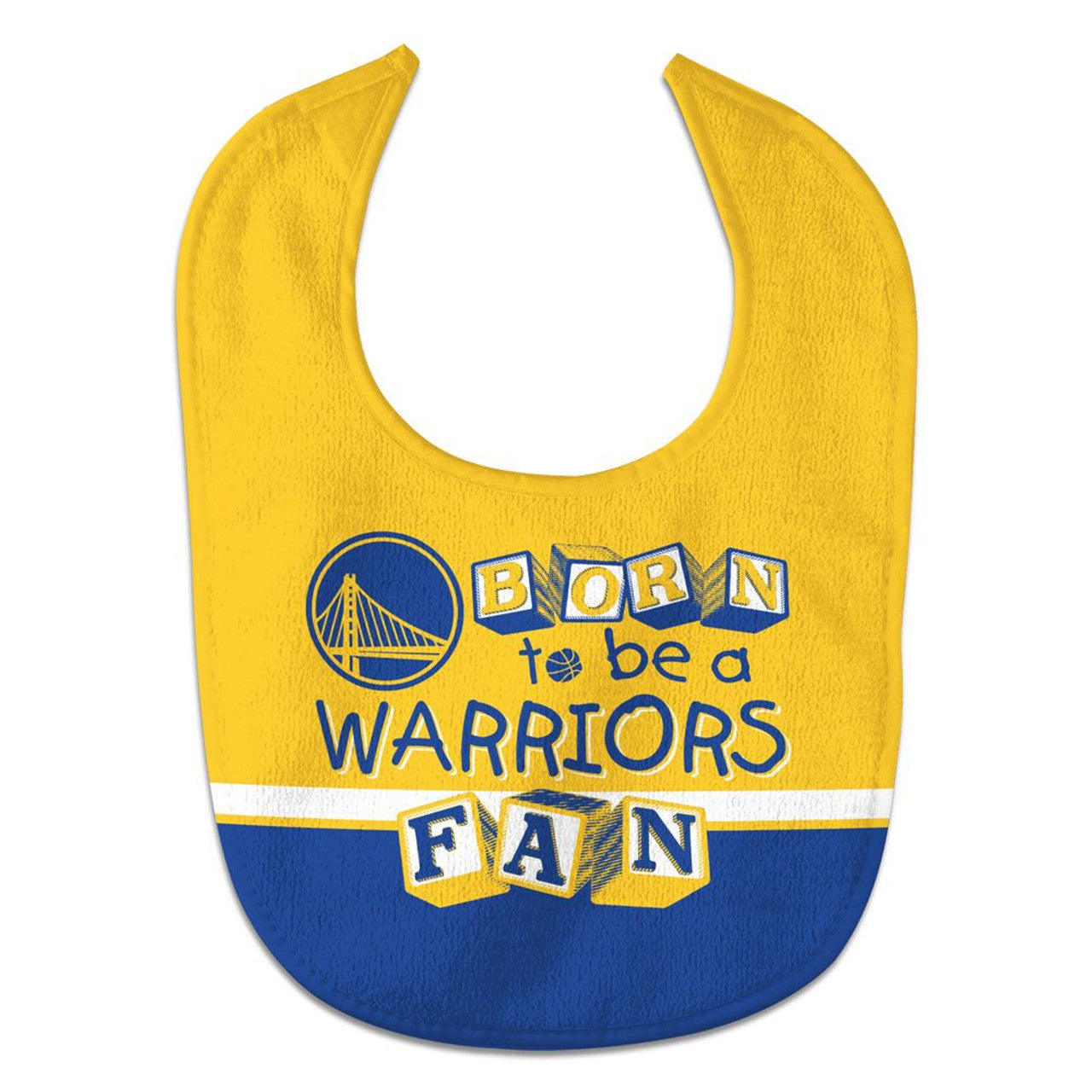 Golden State Warriors Baby Bib All Pro Style Future Fan Special Order - Sports Collectibles, Sports Memorabilia, Sports Fan Shop, Sports Gifts