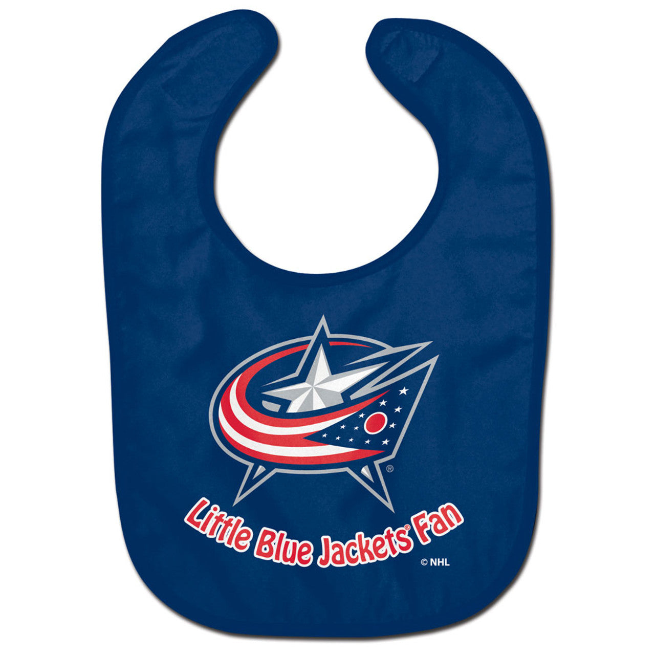Columbus Blue Jackets Baby Bib All Pro Style - Sports Collectibles, Sports Memorabilia, Sports Fan Shop, Sports Gifts