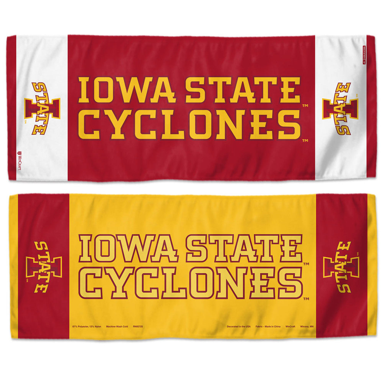 Iowa State Cyclones Cooling Towel 12x30 - Special Order - Sports Collectibles, Sports Memorabilia, Sports Fan Shop, Sports Gifts
