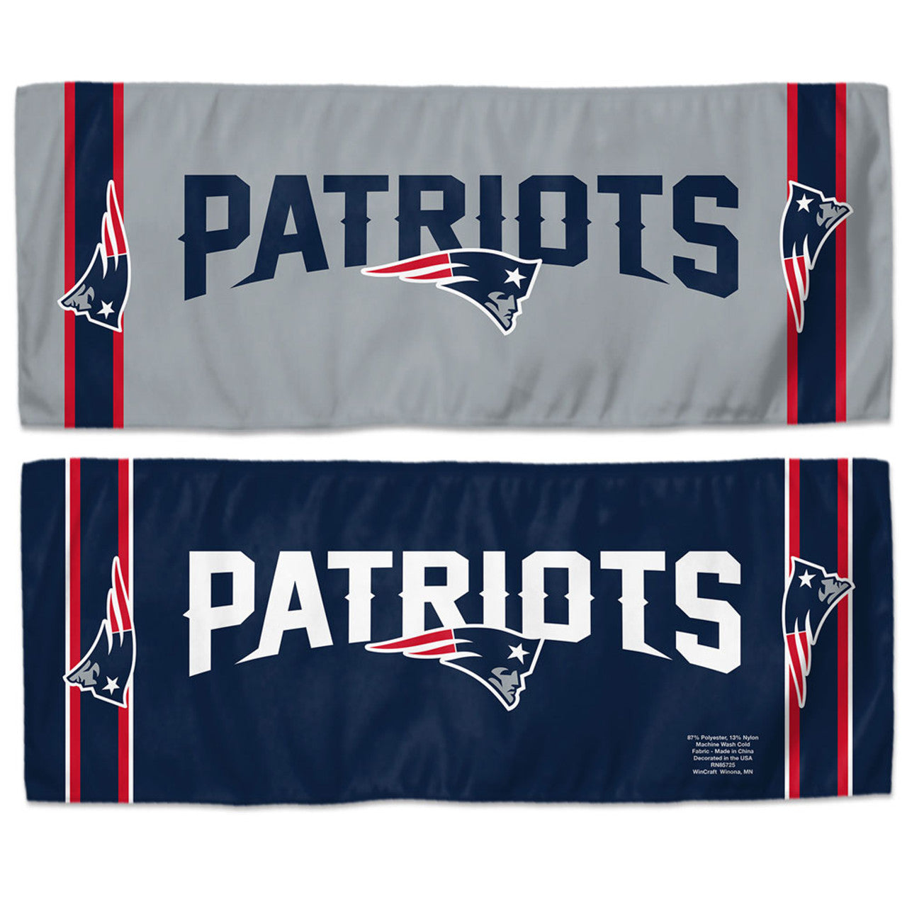 New England Patriots Cooling Towel 12x30 - Sports Collectibles, Sports Memorabilia, Sports Fan Shop, Sports Gifts