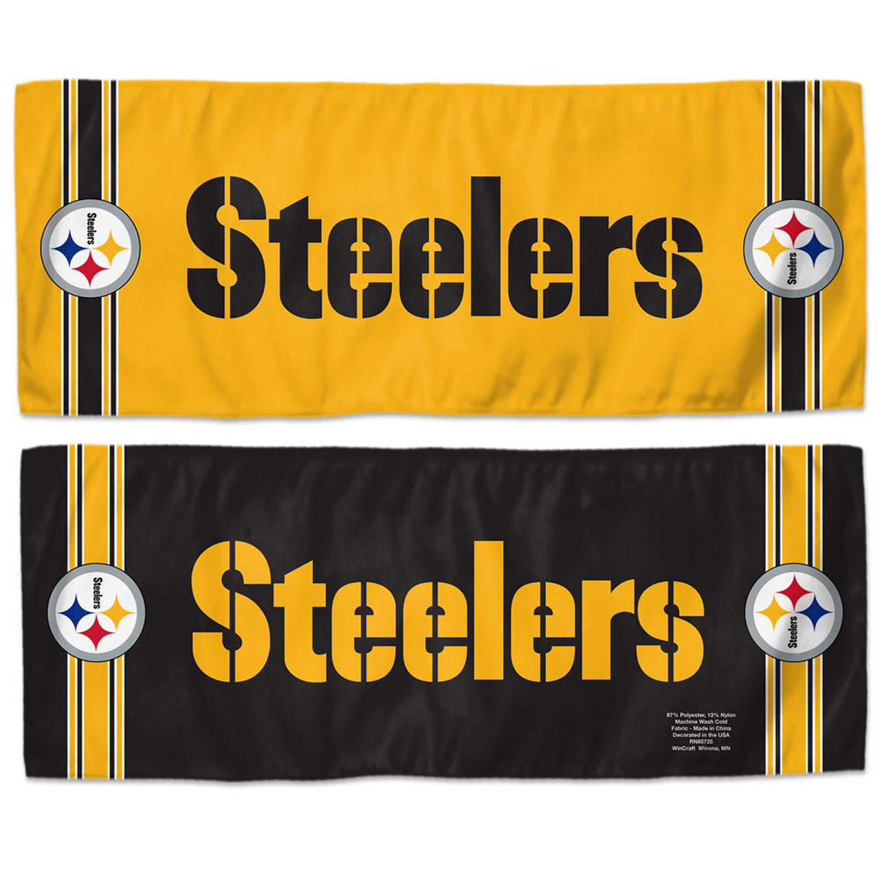Pittsburgh Steelers Cooling Towel 12x30 - Sports Collectibles, Sports Memorabilia, Sports Fan Shop, Sports Gifts