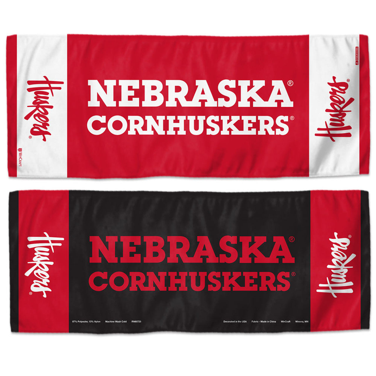 Nebraska Cornhuskers Cooling Towel 12x30 - Special Order - Sports Collectibles, Sports Memorabilia, Sports Fan Shop, Sports Gifts