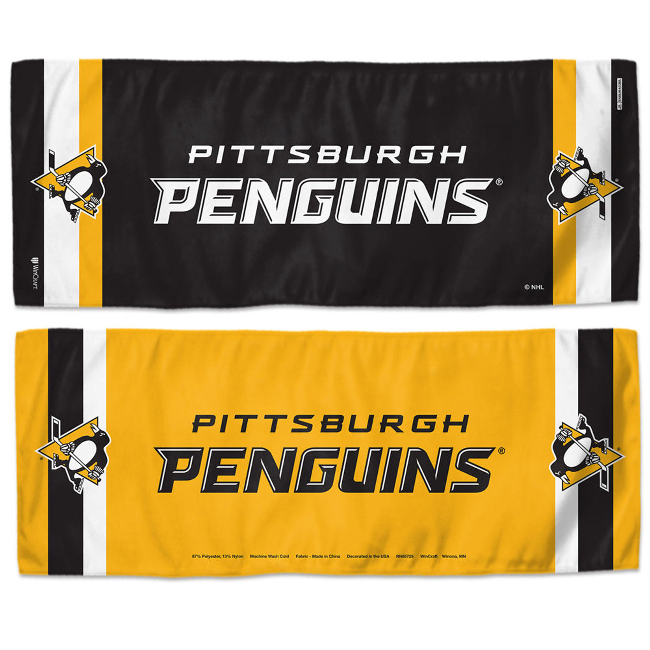 Pittsburgh Penguins Cooling Towel 12x30 - Special Order - Sports Collectibles, Sports Memorabilia, Sports Fan Shop, Sports Gifts