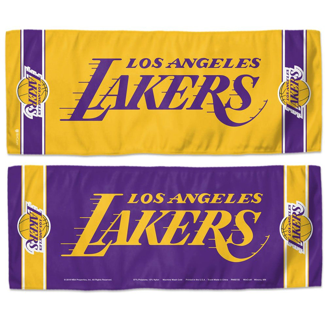 Los Angeles Lakers Cooling Towel 12x30 - Sports Collectibles, Sports Memorabilia, Sports Fan Shop, Sports Gifts
