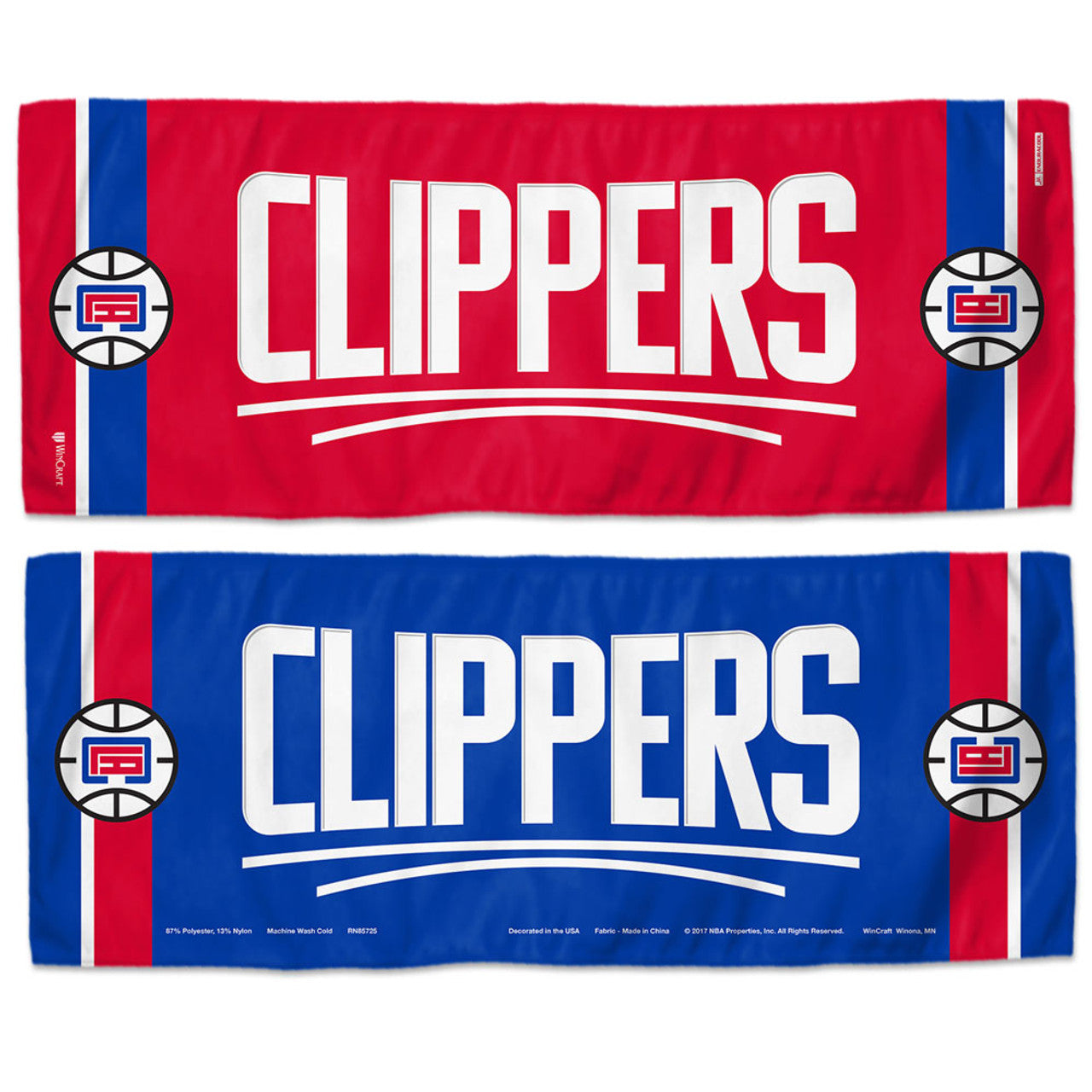 Los Angeles Clippers Cooling Towel 12x30 - Special Order - Sports Collectibles, Sports Memorabilia, Sports Fan Shop, Sports Gifts