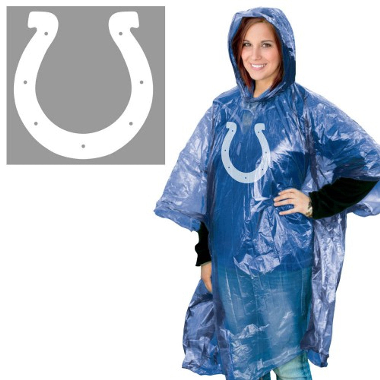 Indianapolis Colts Rain Poncho - Sports Collectibles, Sports Memorabilia, Sports Fan Shop, Sports Gifts