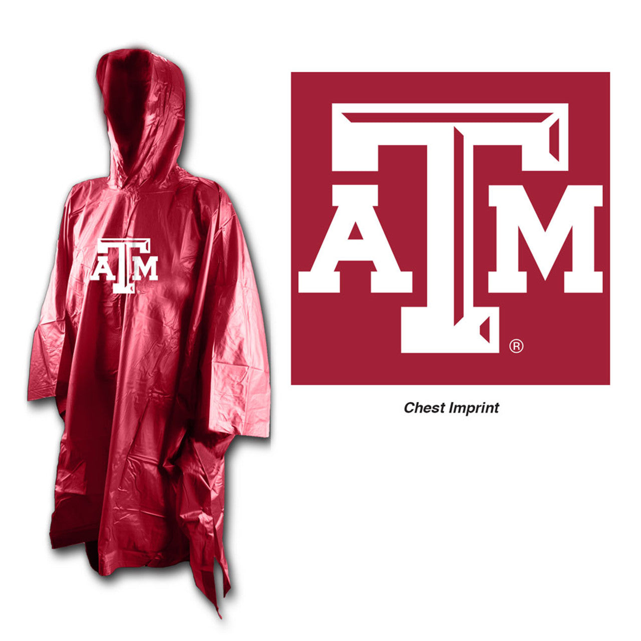 Texas A&M Aggies Rain Poncho - Sports Collectibles, Sports Memorabilia, Sports Fan Shop, Sports Gifts