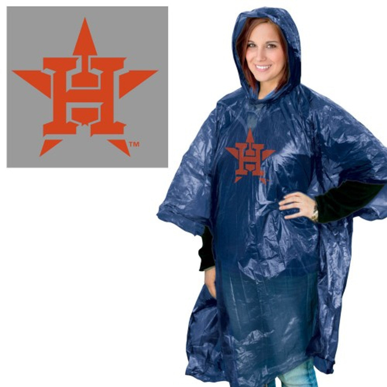 Houston Astros Rain Poncho Special Order - Sports Collectibles, Sports Memorabilia, Sports Fan Shop, Sports Gifts