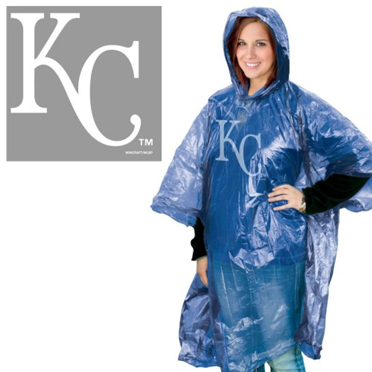 Kansas City Royals Rain Poncho - Sports Collectibles, Sports Memorabilia, Sports Fan Shop, Sports Gifts