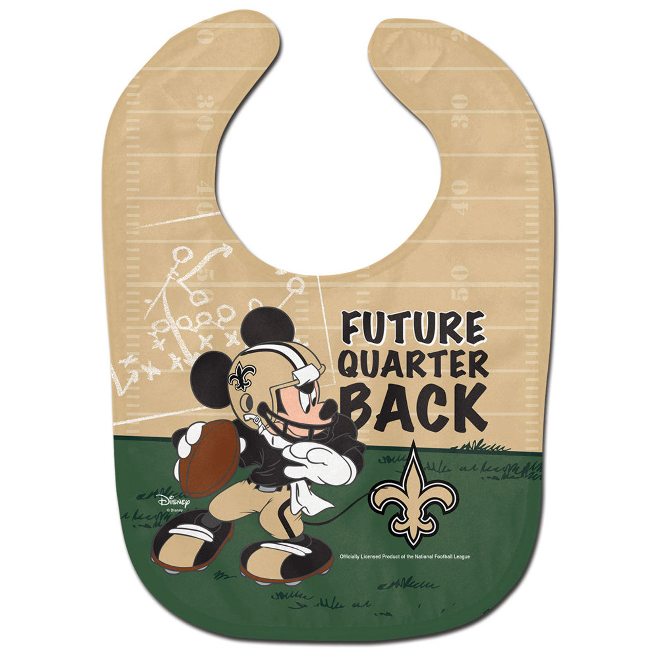 New Orleans Saints Baby Bib All Pro Future Quarterback - Special Order - Sports Collectibles, Sports Memorabilia, Sports Fan Shop, Sports Gifts