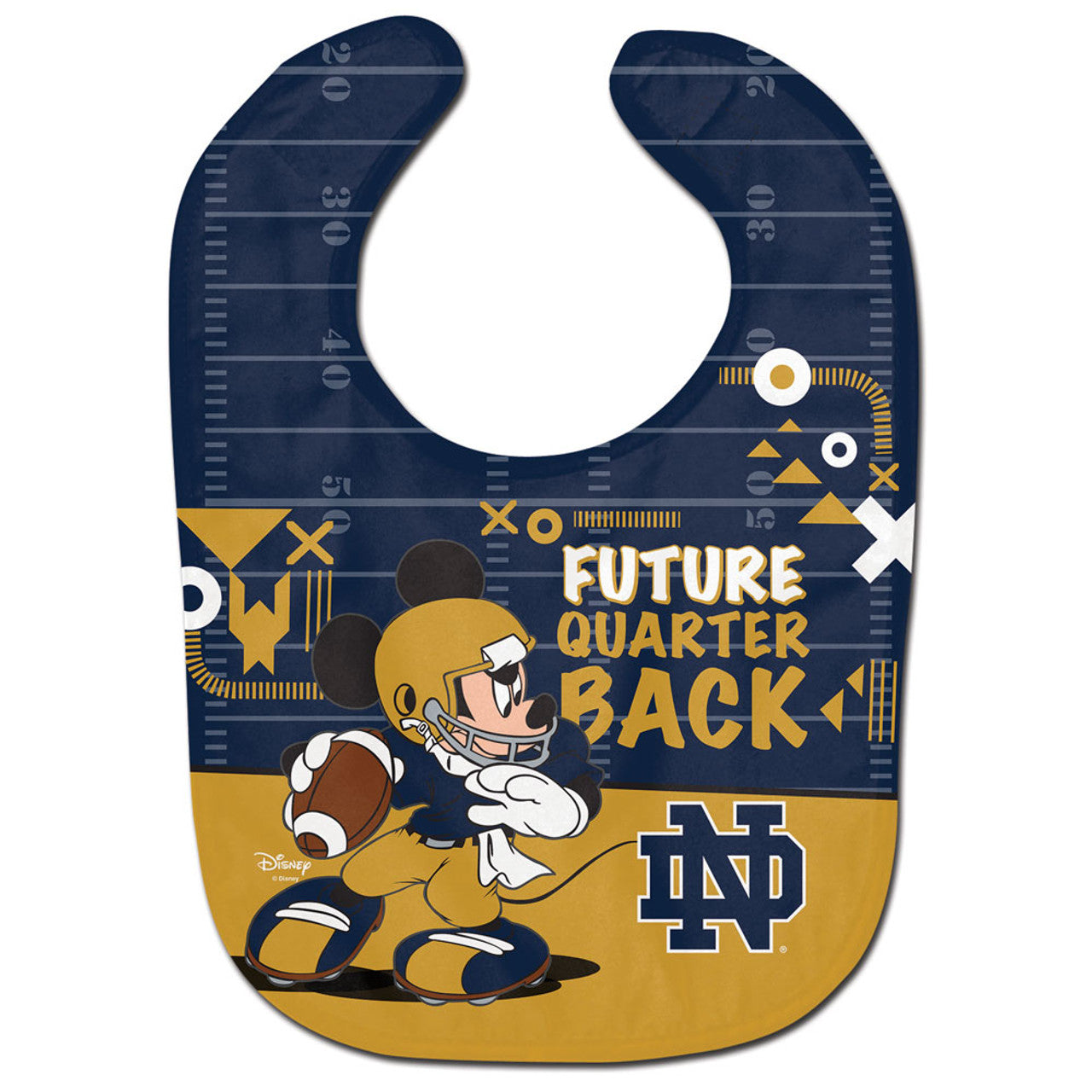 Notre Dame Fighting Irish Baby Bib All Pro Future Quarterback - Special Order - Sports Collectibles, Sports Memorabilia, Sports Fan Shop, Sports Gifts