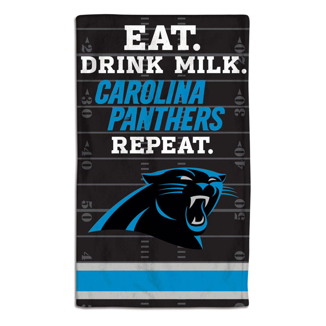 Carolina Panthers Baby Burp Cloth 10x17 - Sports Collectibles, Sports Memorabilia, Sports Fan Shop, Sports Gifts