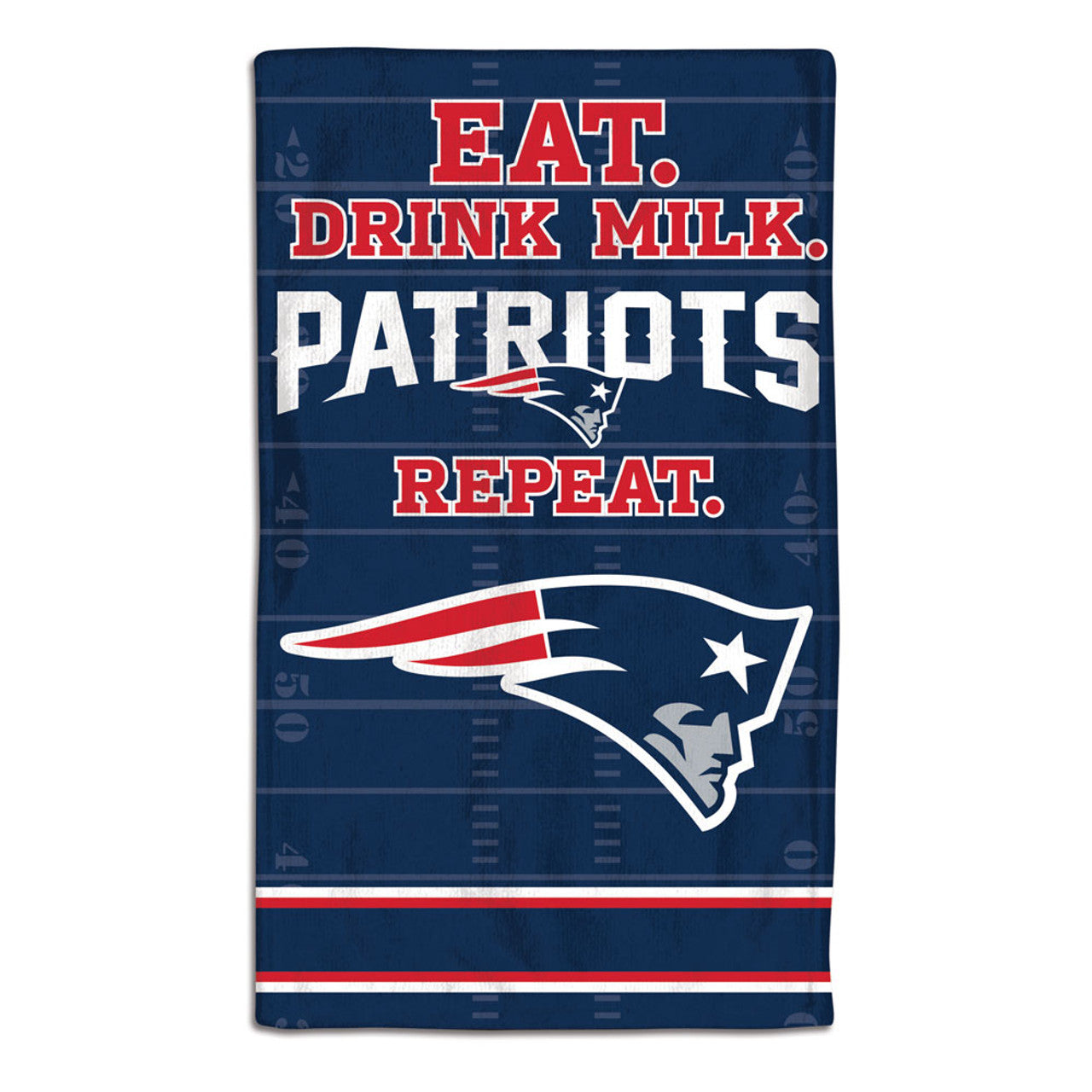 New England Patriots Baby Burp Cloth 10x17 - Sports Collectibles, Sports Memorabilia, Sports Fan Shop, Sports Gifts