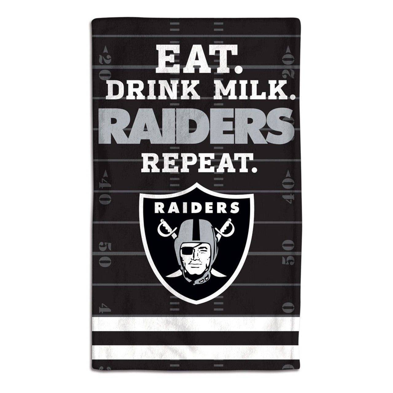 Las Vegas Raiders Baby Burp Cloth 10x17 - Sports Collectibles, Sports Memorabilia, Sports Fan Shop, Sports Gifts