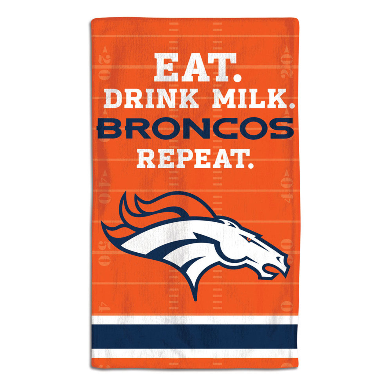 Denver Broncos Baby Burp Cloth 10x17 - Sports Collectibles, Sports Memorabilia, Sports Fan Shop, Sports Gifts