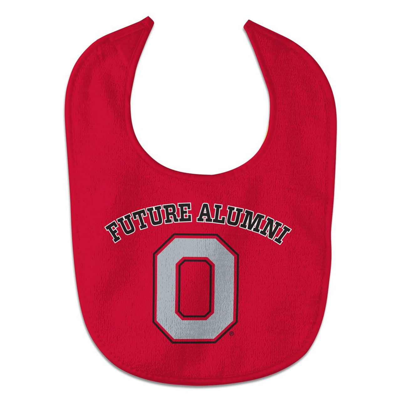 Ohio State Buckeyes Baby Bib All Pro Style Future Alumni Special Order - Sports Collectibles, Sports Memorabilia, Sports Fan Shop, Sports Gifts