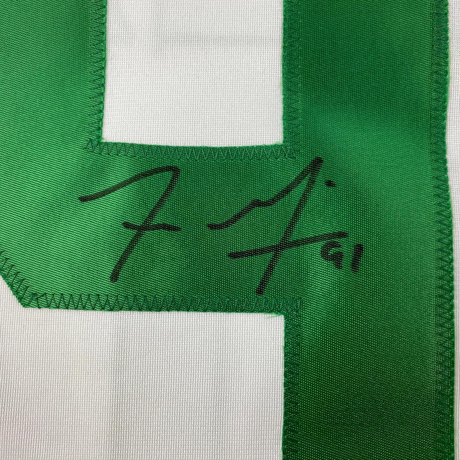 Framed Autographed/Signed Tyler Seguin 35x39 Dallas White Hockey Jersey JSA COA