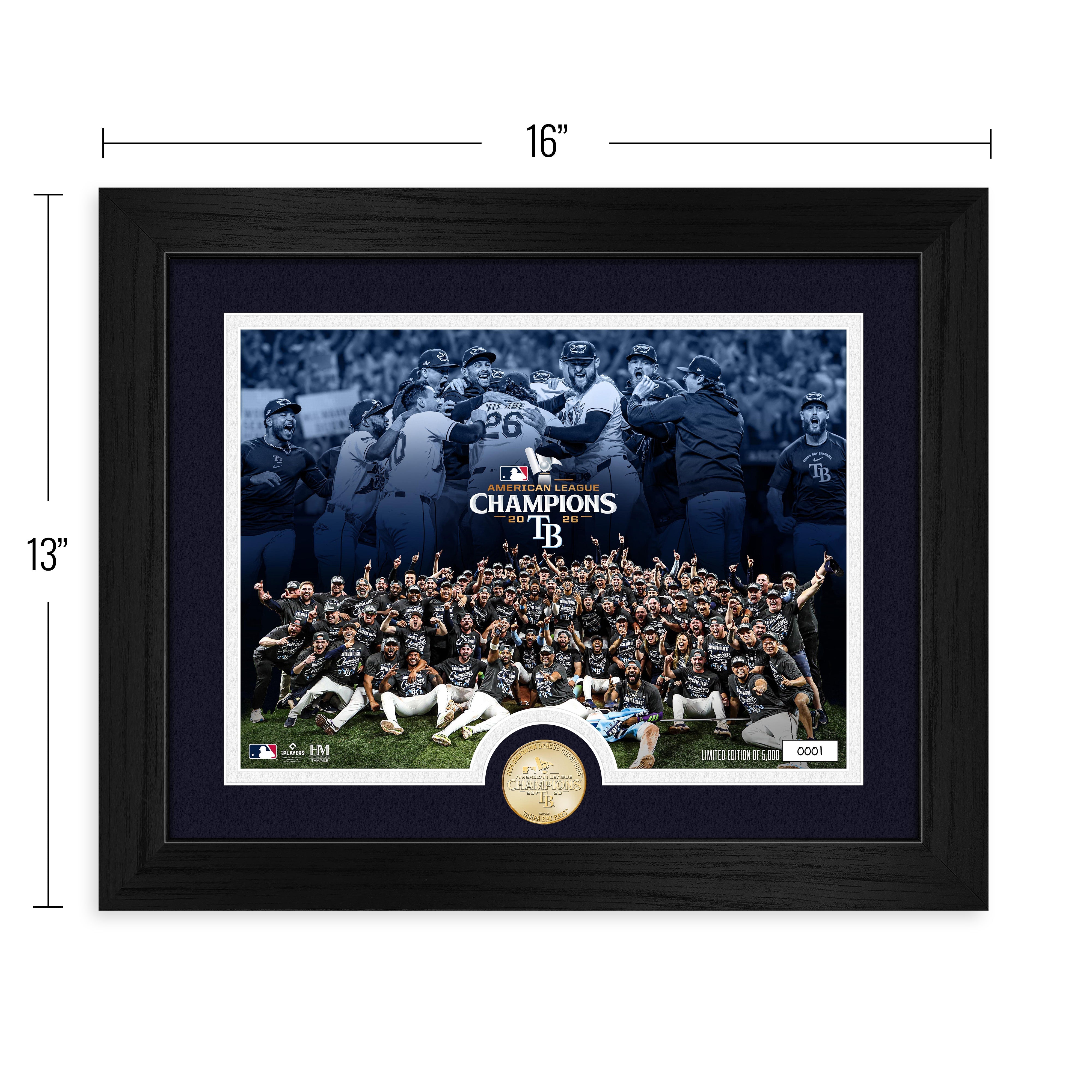 Tampa Bay Rays 2026 AL Champions Celebration Bronze Coin Photo Mint - Sports Gifts, Sports Memorabilia, Sports Collectibles, Fan Shop