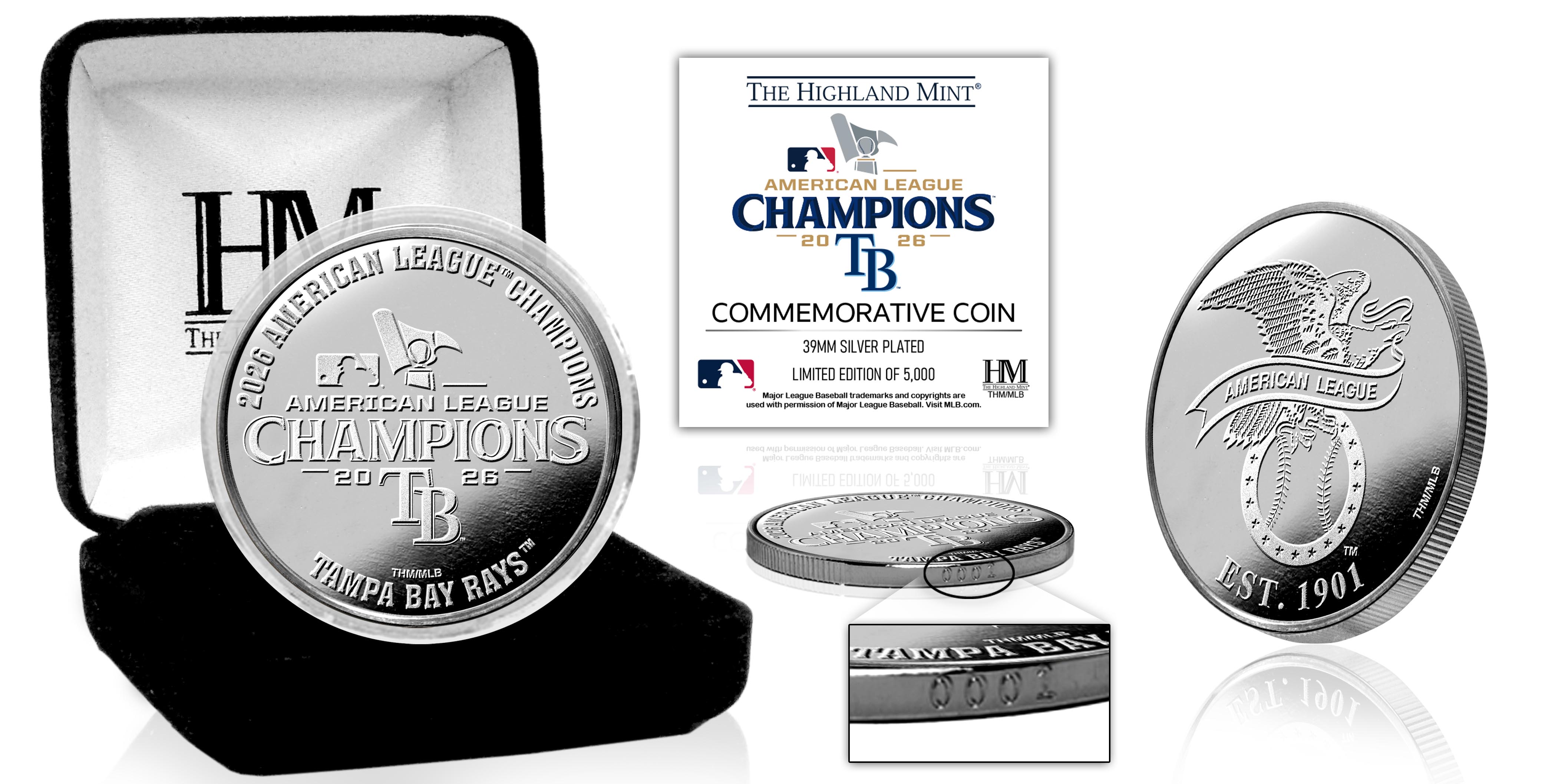 Tampa Bay Rays 2026 AL Champions Silver Coin