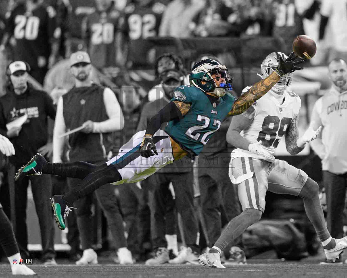 Marcus Epps Interception v. Cowboys Philadelphia Eagles 11" x 14" Spotlight Football Photo - Sports Collectibles, Sports Memorabilia, Sports Fan Shop, Sports Gifts