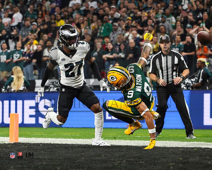 Quinyon Mitchell Coverage Action Philadelphia Eagles Football Photo - Sports Collectibles, Sports Memorabilia, Sports Fan Shop, Sports Gifts