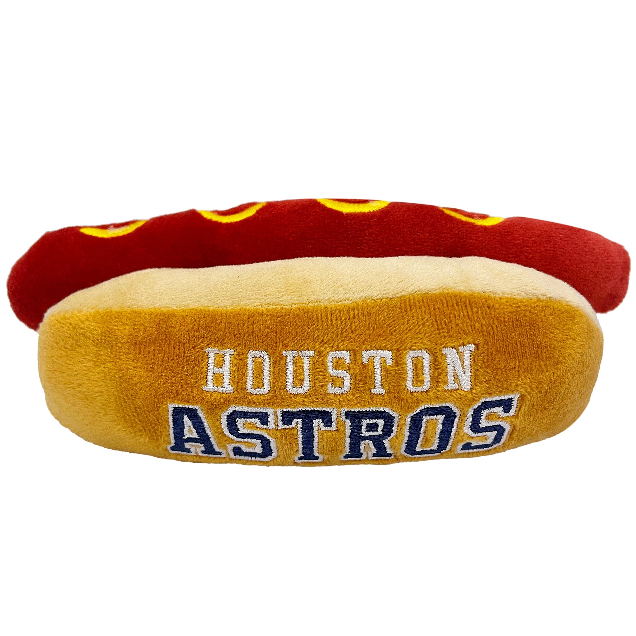 Houston Astros Hot Dog Toy by Pets First - Sports Collectibles, Sports Memorabilia, Sports Fan Shop, Sports Gifts