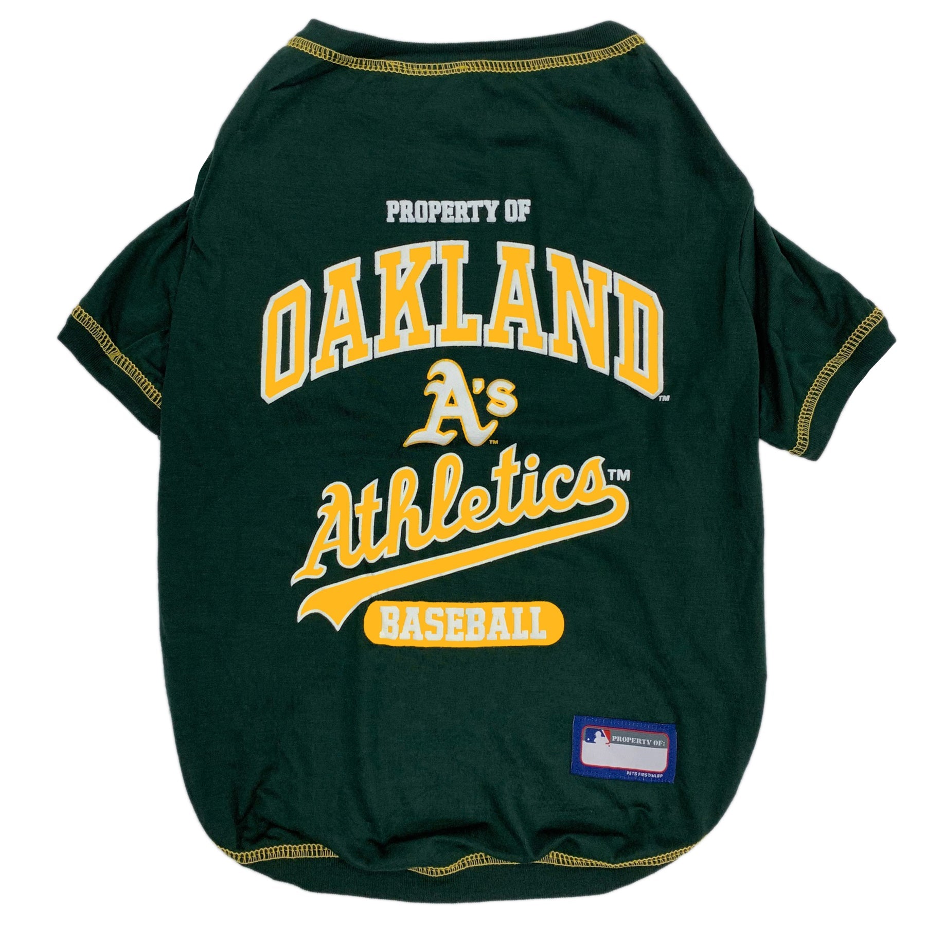 Oakland Athletics Dog Tee Shirt Pets First - Sports Collectibles, Sports Memorabilia, Sports Fan Shop, Sports Gifts