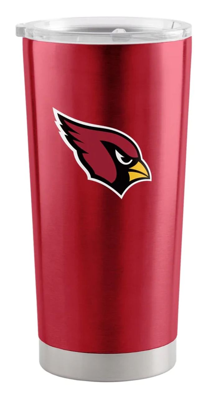 Arizona Cardinals Travel Tumbler 20oz Stainless Steel - Sports Collectibles, Sports Memorabilia, Sports Fan Shop, Sports Gifts