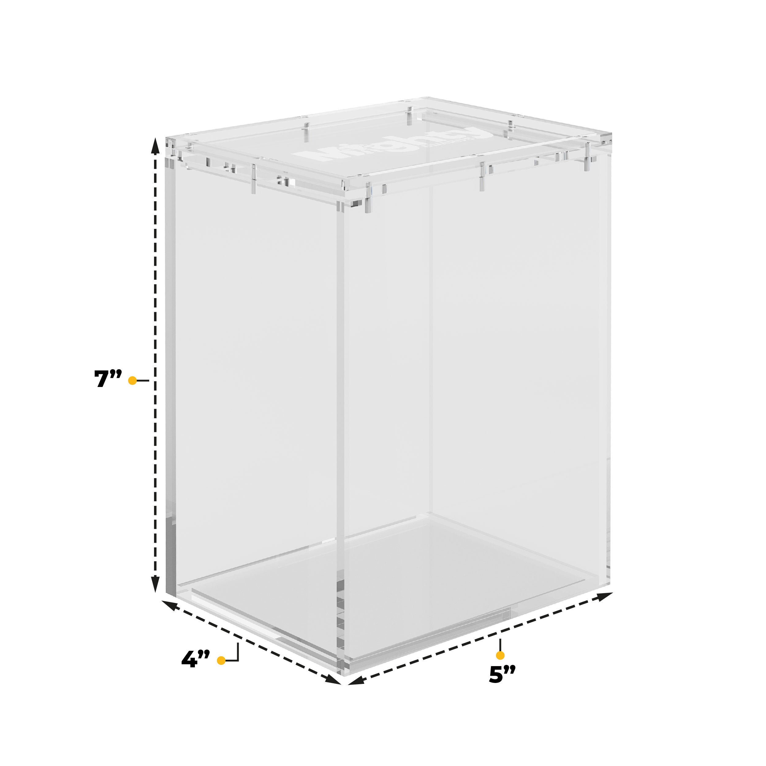 Standard Size Hard Protectors 2-Count Mighty Guards (Compatible with - 4" Funko POP! ) - Stackable with Magnetic Lid - Sports Collectibles, Sports Memorabilia, Sports Fan Shop, Sports Gifts