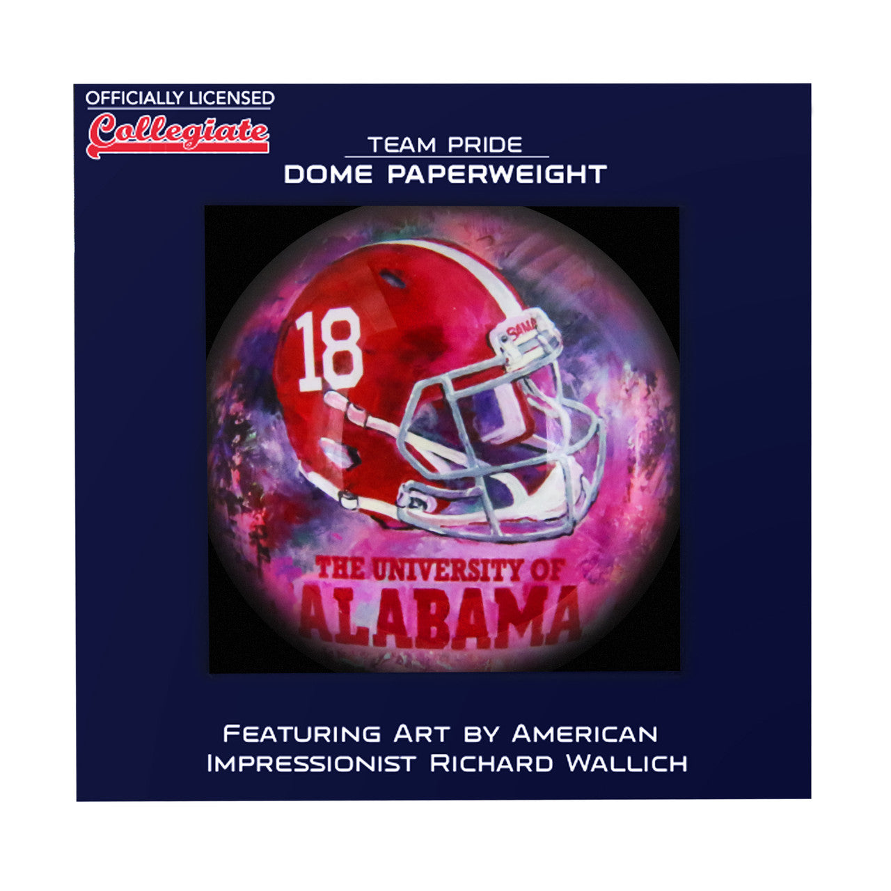 Alabama Crimson Tide Paperweight Domed - Sports Collectibles, Sports Memorabilia, Sports Fan Shop, Sports Gifts