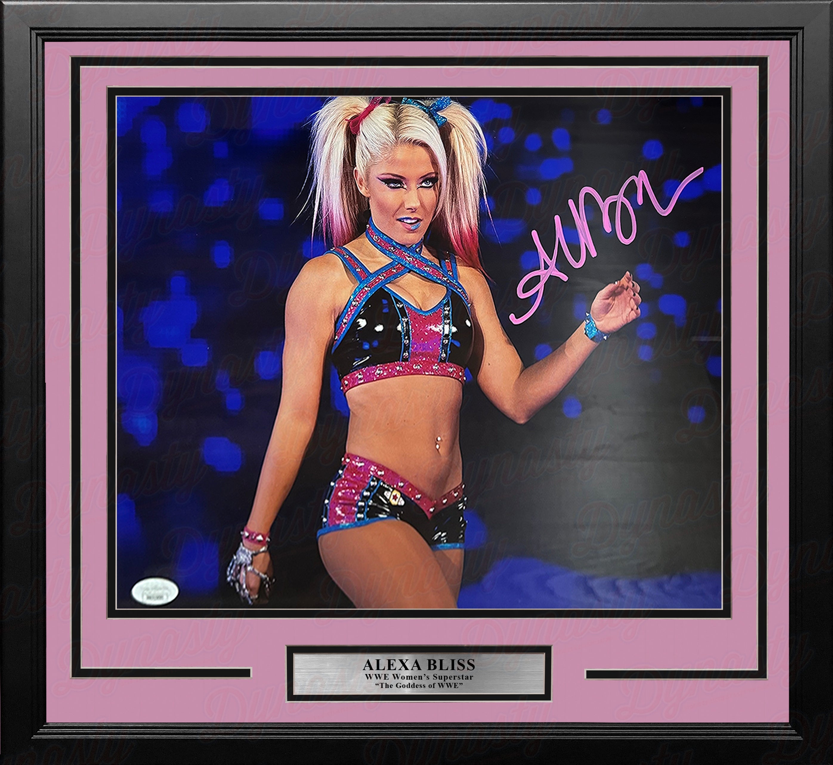 Alexa Bliss Making Her Entrance Autographed Framed WWE Wrestling Photo - Sports Collectibles, Sports Memorabilia, Sports Fan Shop, Sports Gifts