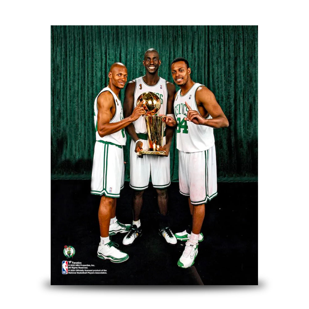 Ray Allen, Kevin Garnett, & Paul Pierce 2008 NBA Champions Boston Celtics 8" x 10" Basketball Photo - Sports Collectibles, Sports Memorabilia, Sports Fan Shop, Sports Gifts
