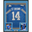 Framed Autographed/Signed Amon-Ra St. Brown 35x39 Detroit Current Blue Football Jersey Beckett BAS COA