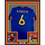Framed Autographed/Signed Andres Iniesta 35x39 Spain Blue World Cup Soccer Futbol Jersey Beckett BAS COA
